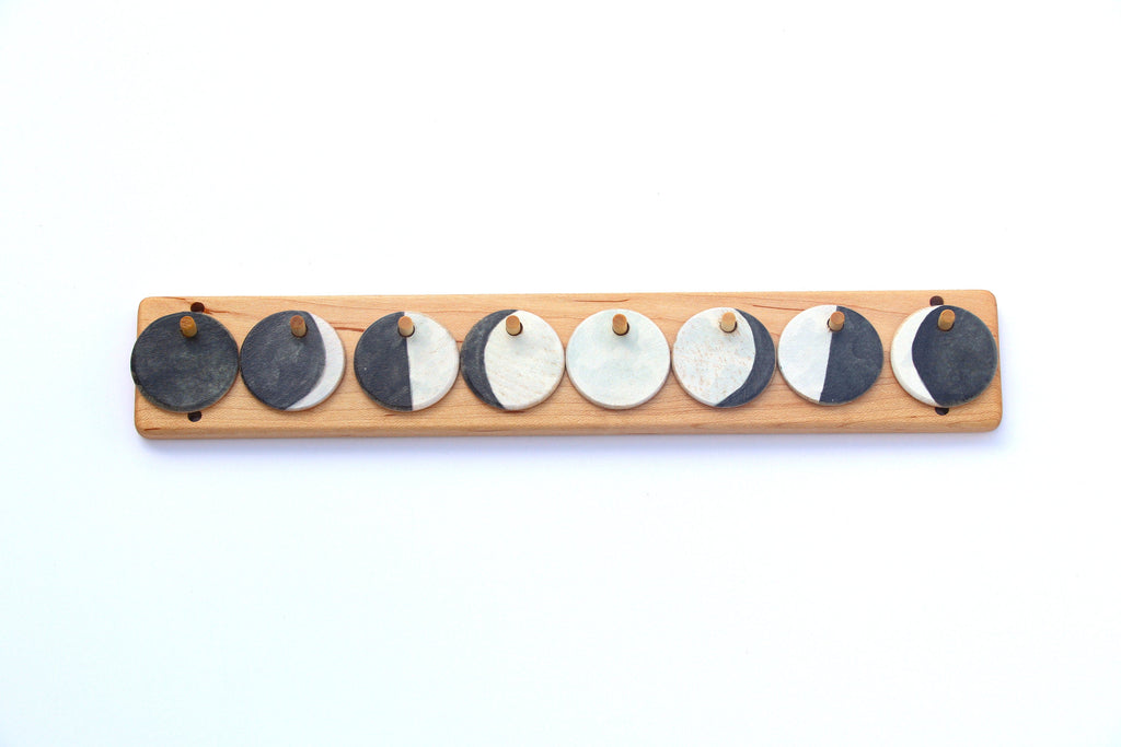 Moon Phases Calendar Wooden Stamp – Papergame