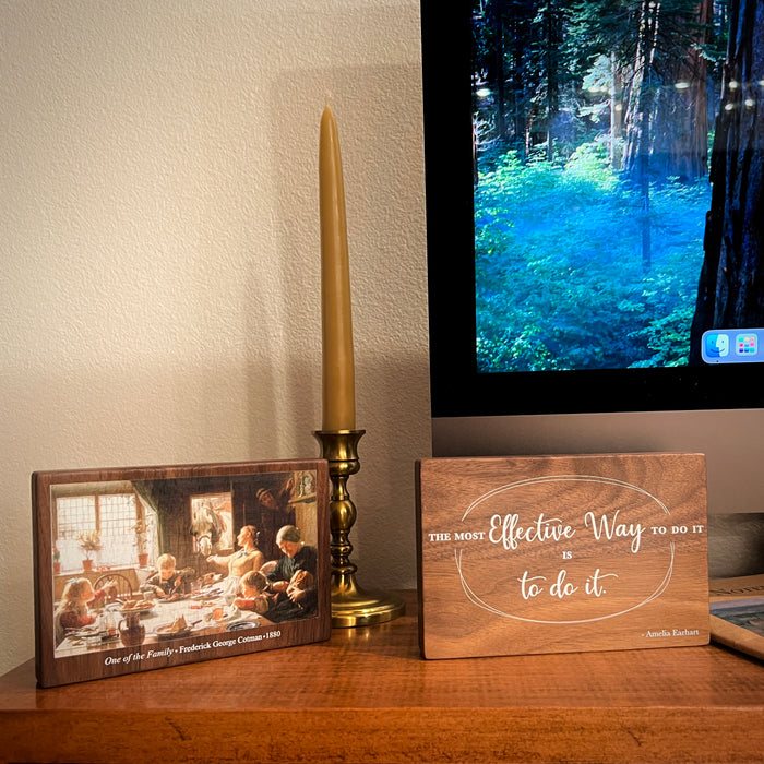 Custom Wooden Desk Sign