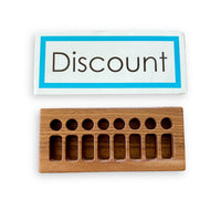 DISCOUNT Stockmar Crayon Holder - 8 Sticks/8 Blocks