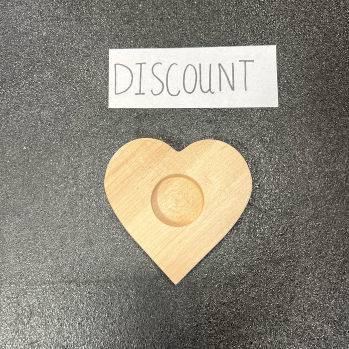 DISCOUNT Heart Candle Holder