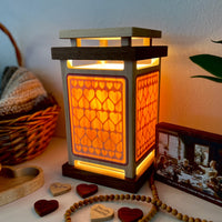 Hearts Lantern Lamp