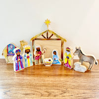 Nativity Wooden Toys Set