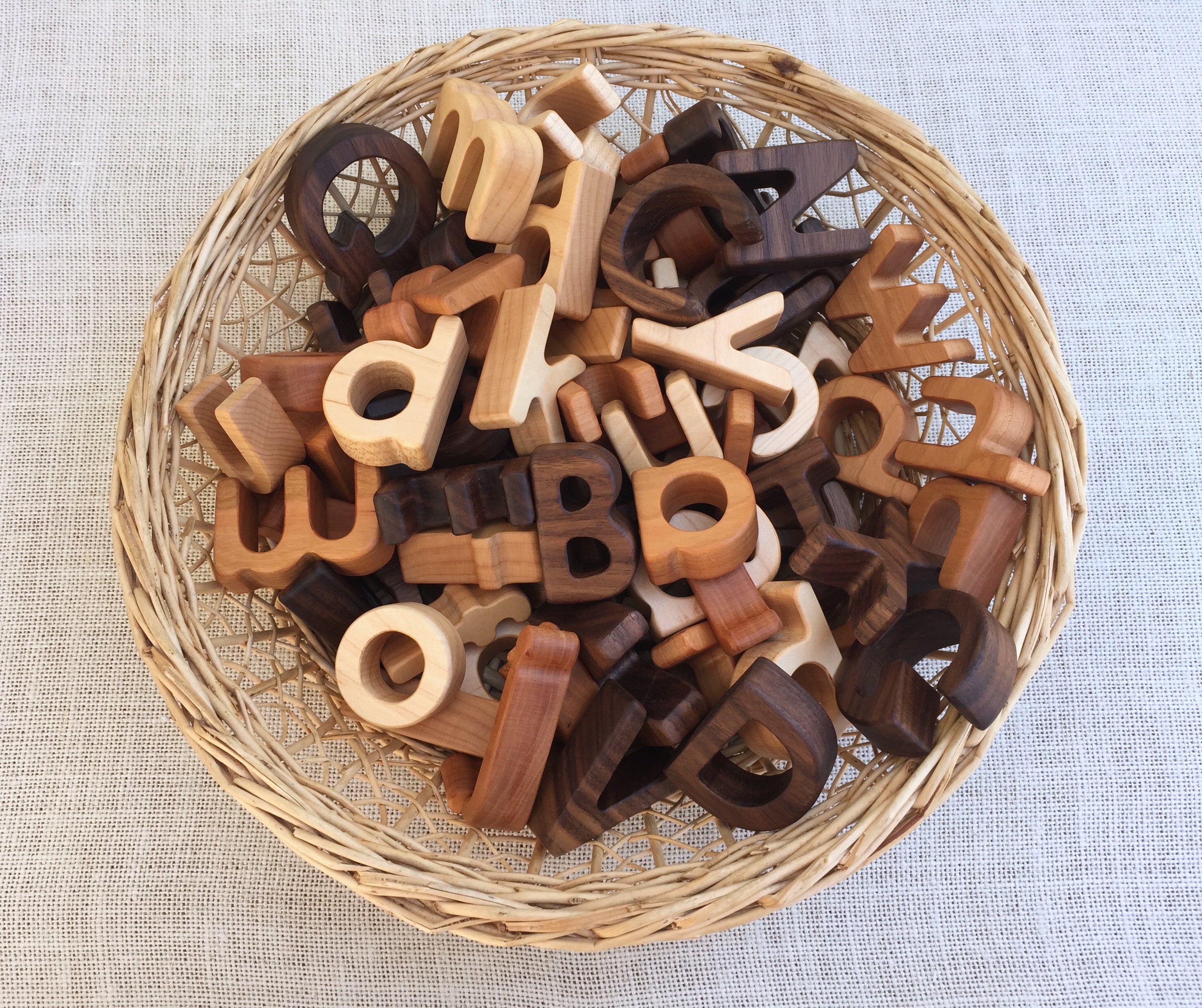 Wood alphabet deals letters